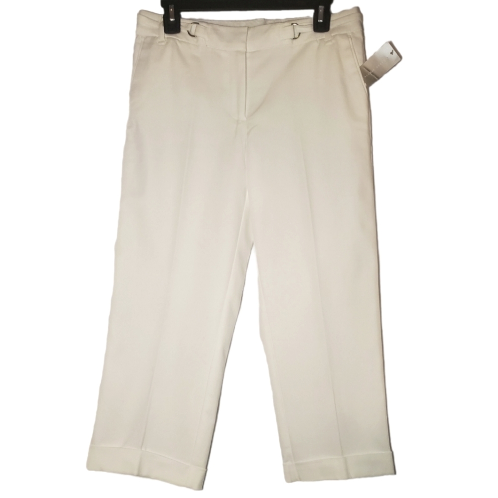 NWT Valerie Stevens Core 2 Cropped Cuffed Pants Size 6